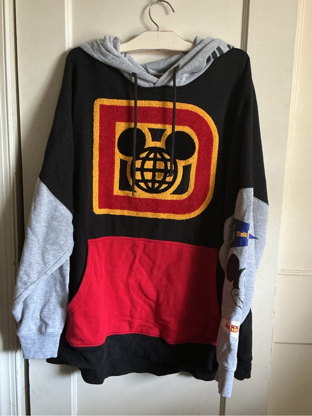 Disney Vault Collection Hooded Pullover - Black, Red, Yellow, Gray - Picture 1 of 3